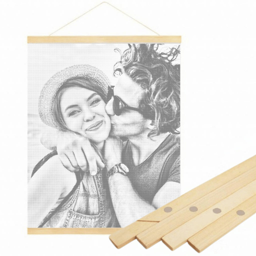 Modern magnetisk ram till prickkonst