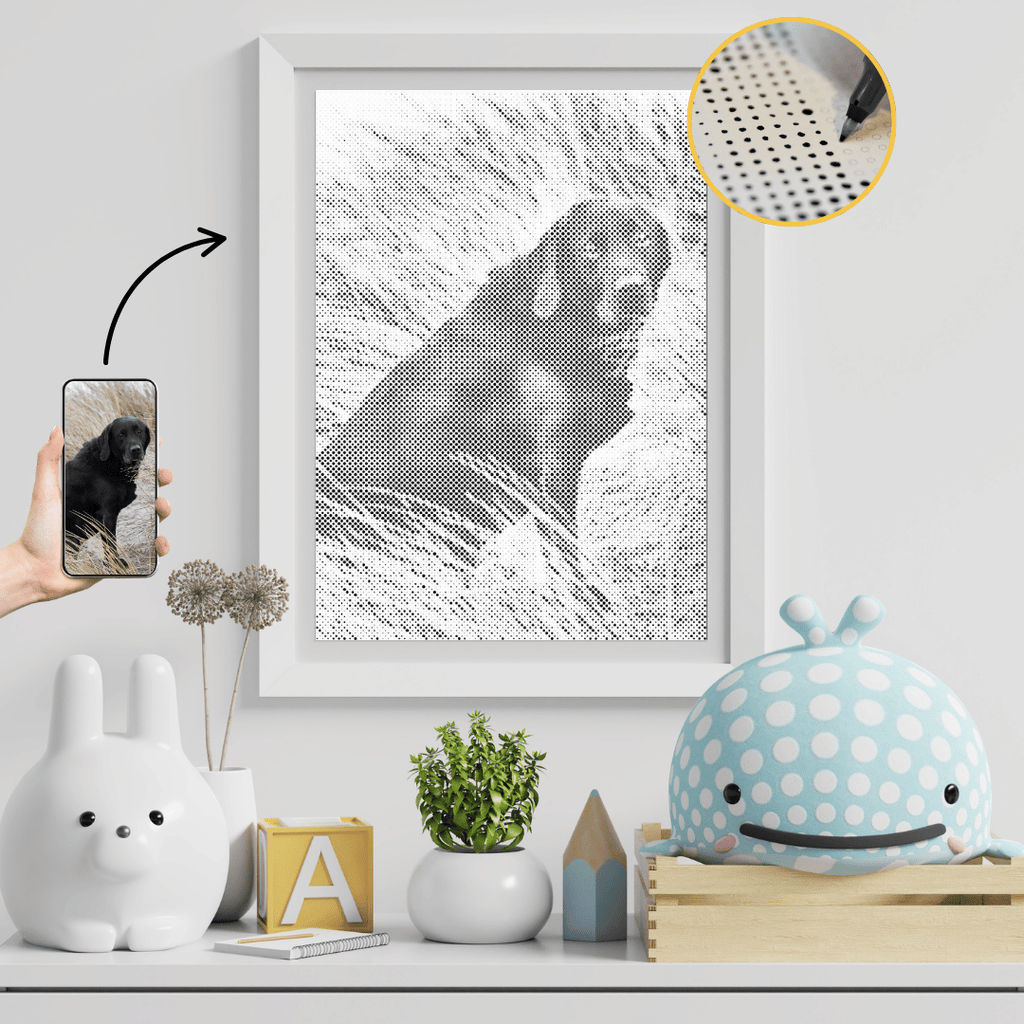 Prickmålning eget foto – avkopplande och personlig aktivitet