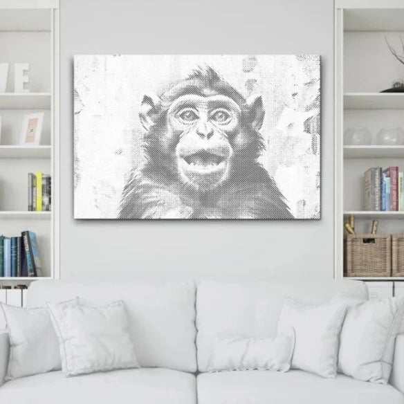 Glad Apa Prickmålning | Dot Painting & Prickkonst