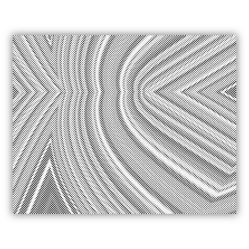 prickkonst abstrakta former