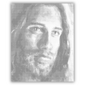 dot painting jesus christ